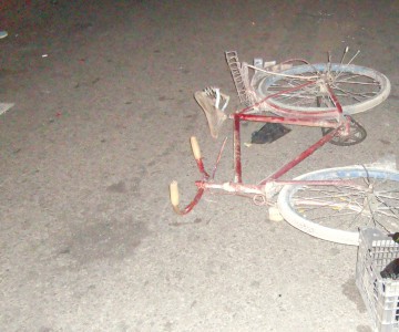 Vârstnic, accidentat de un biciclist pe trecerea de pietoni